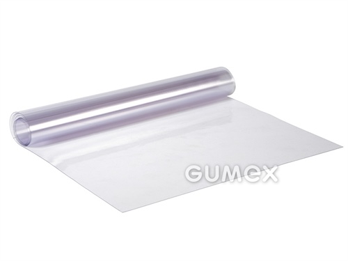 Folie 656 für Zeltfenster, Pergolen, 0,3mm, Breite 1300mm, 81°ShA, UV-beständig, PVC, transparent, 